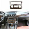 Agate Wood Grain AC Button Control For BMW X1 E84 2010-15 Cover Trim Car Central