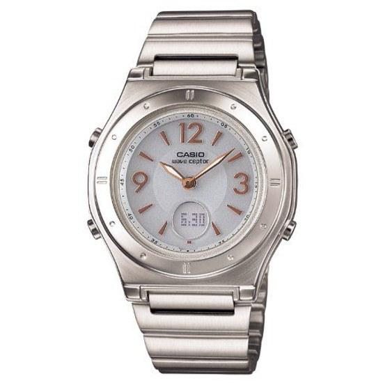 Casio Wristwatch Wave Scepter Domestic Genuine Product Radio Solar LWA-M141D-7AJF Ladies White