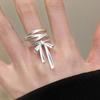 Ballet Bowknot Adjustable Metal Ring - Fashionable, Simple Design for Index Finger