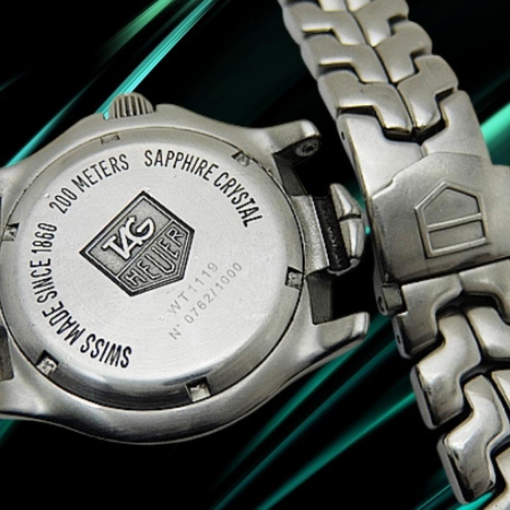 Tag Heuer Professional 200 Ref. WT1119.BA0551 SS Green Dial S-Link Bracelet Quartz Limited Edition of 1,000 Used