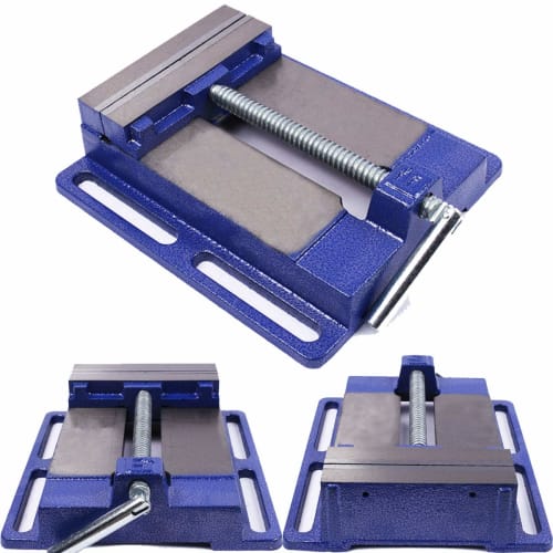 Nisorpa Bench Vise, Maximum Opening Width 11cm, Drill Press Vise, Drilling Work, Drill Press Vise, Table Vise, Cutting, Fixing, Compact Bench Vise