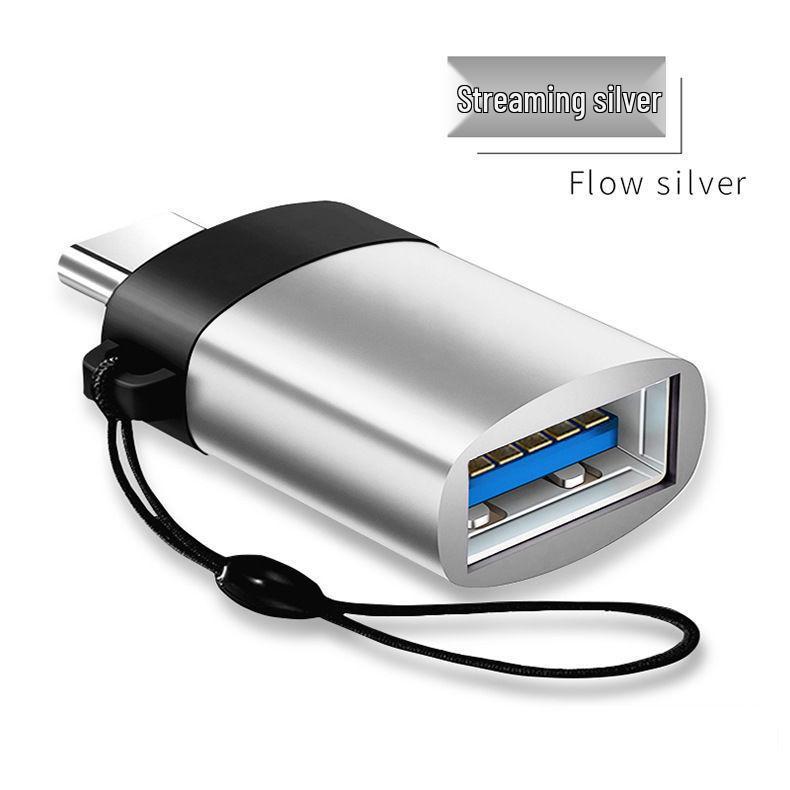 Android 3.0 Two-in-One OTG Adapter: Type-C To USB Multi-function Converter with Lanyard.
