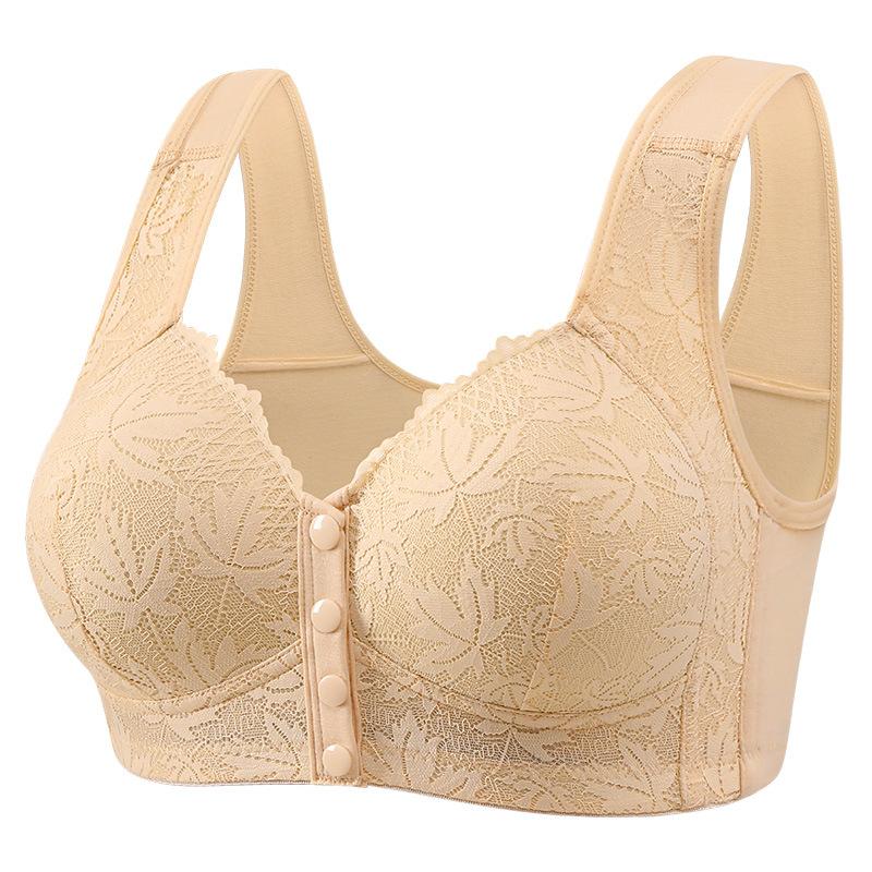 

New traditional mold cup medium-old fixed integrated comfortable breathable women s smooth jacquard collection breast bra 50