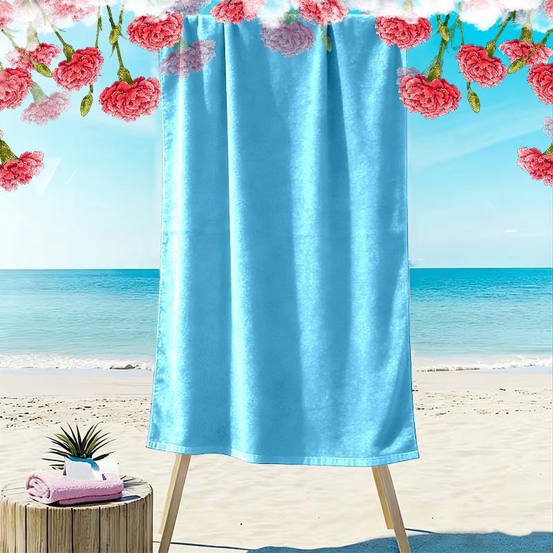 Name Custom Attack-on-Titan Print Beach Towel, Large Soft Quick Dry Towel for Beach Camping Swimming