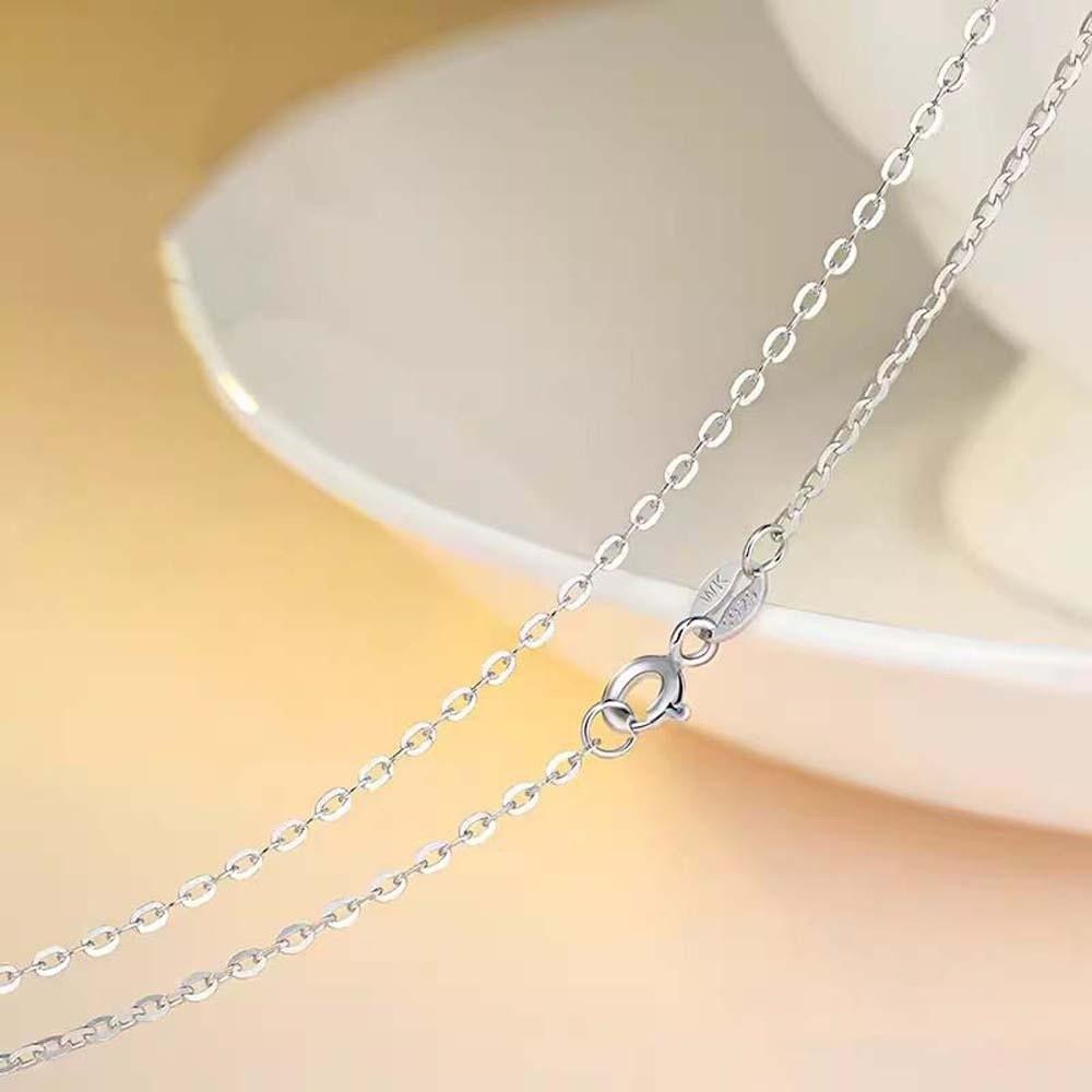 Luxury Stacked Silver Necklace Zinc Zinc Alloy Collarbone Chain Wedding Glitter Choker Necklace  Women