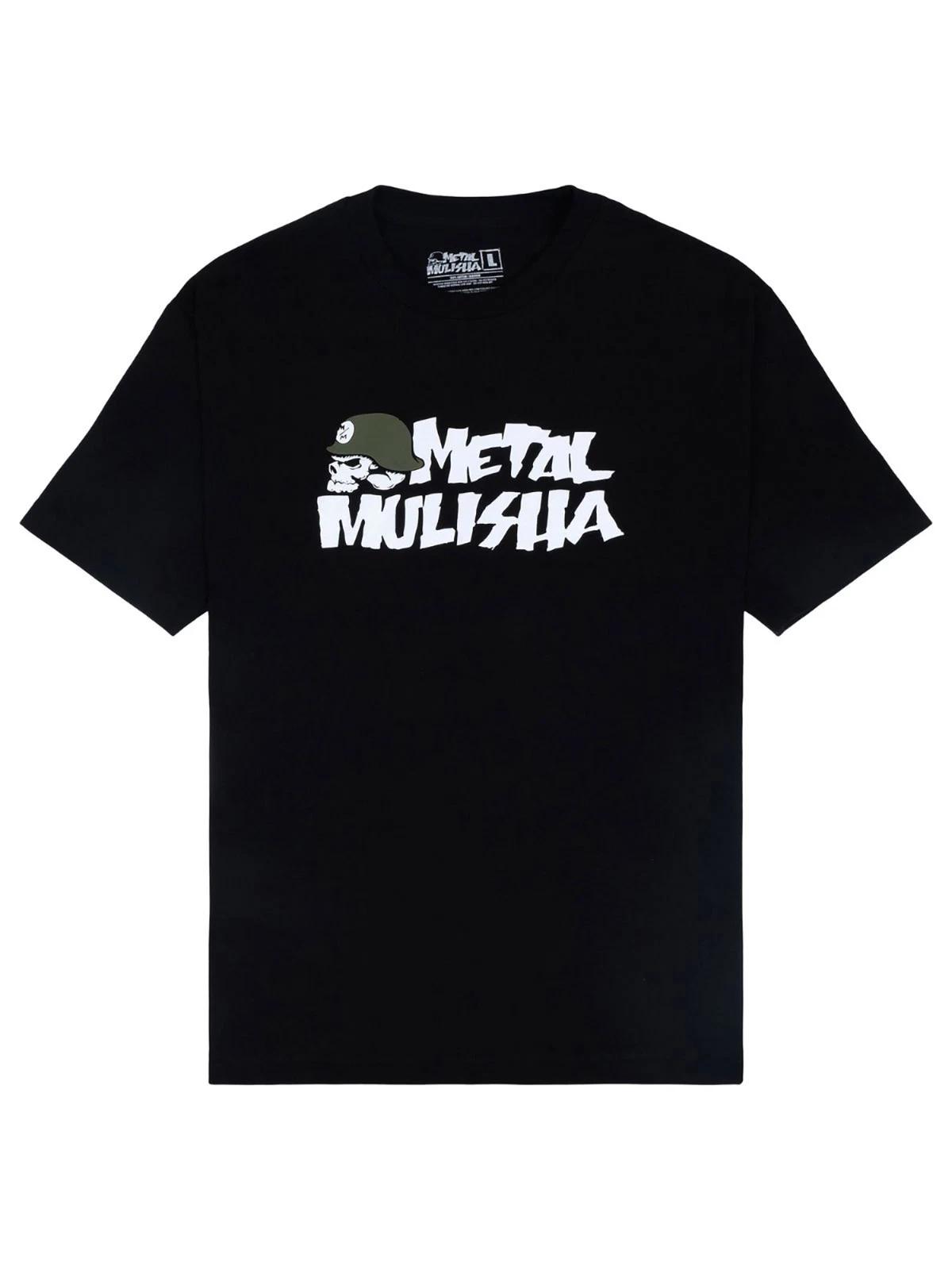 Metal Mulisha Men s OG Icon T-shirt Skull and Helmet Logo FMX Motocross MX Tee S