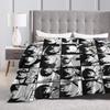 Dazai Bungo Stray Dogs Plüschdecke Kind Flanelldecke für Sofa Bett Weich Warm Design Qualität Tagesdecke Geschenk