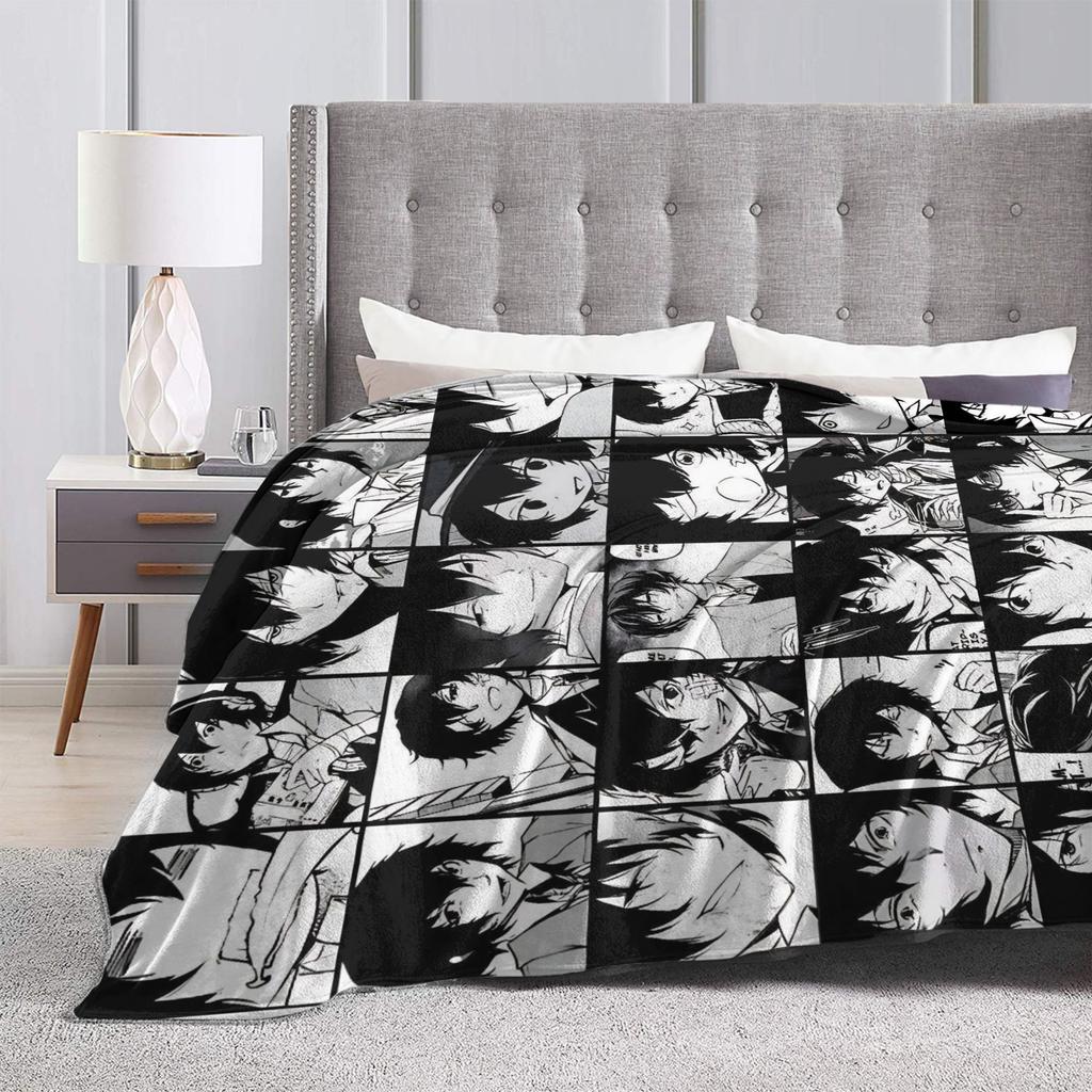 Dazai Bungo Stray Dogs Plüschdecke Kind Flanelldecke für Sofa Bett Weich Warm Design Qualität Tagesdecke Geschenk