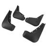 4 stk. Skvettlapper for bil Foran Bak Venstre Høyre Forebygger Kollisjon Svart Sprutbeskyttelse for XC60 2018 til 2023