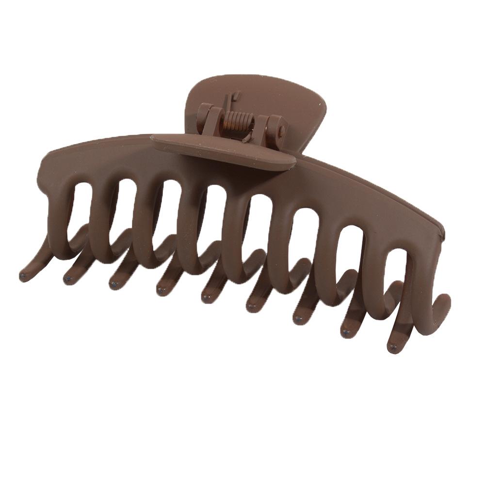 Frosted Large Acetate Hair Claw Clip - Back of Head Hair Grab Accessory