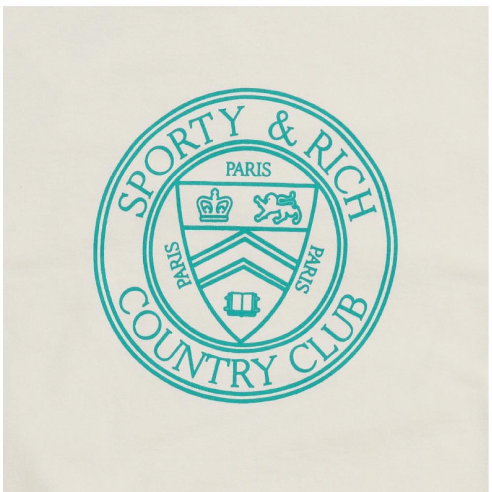 Sporty   Rich Ws067s416cc Connecticut Crest  Connecticut Crest  Common Sweatshirt