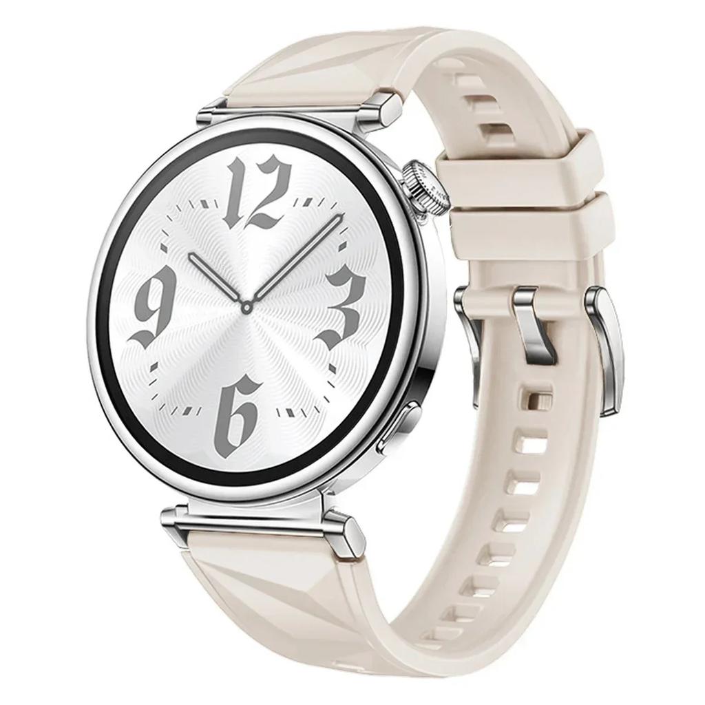 Silicone Strap For Huawei Watch GT6/GT5 41MM Official Color Lce crystal Patterned Bracelet For Huawei WatchGT4 41MM/GT5 Pro 42MM