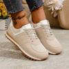 Sneakers Cortez da Donna a Plateau con Calzata Larga - Scarpe Ispirate alle Scarpe da Ginnastica dell'Esercito Tedesco Retrò con Punta Tonda e Lacci, Sneakers Casual con Suola Chunky per l'Autunno