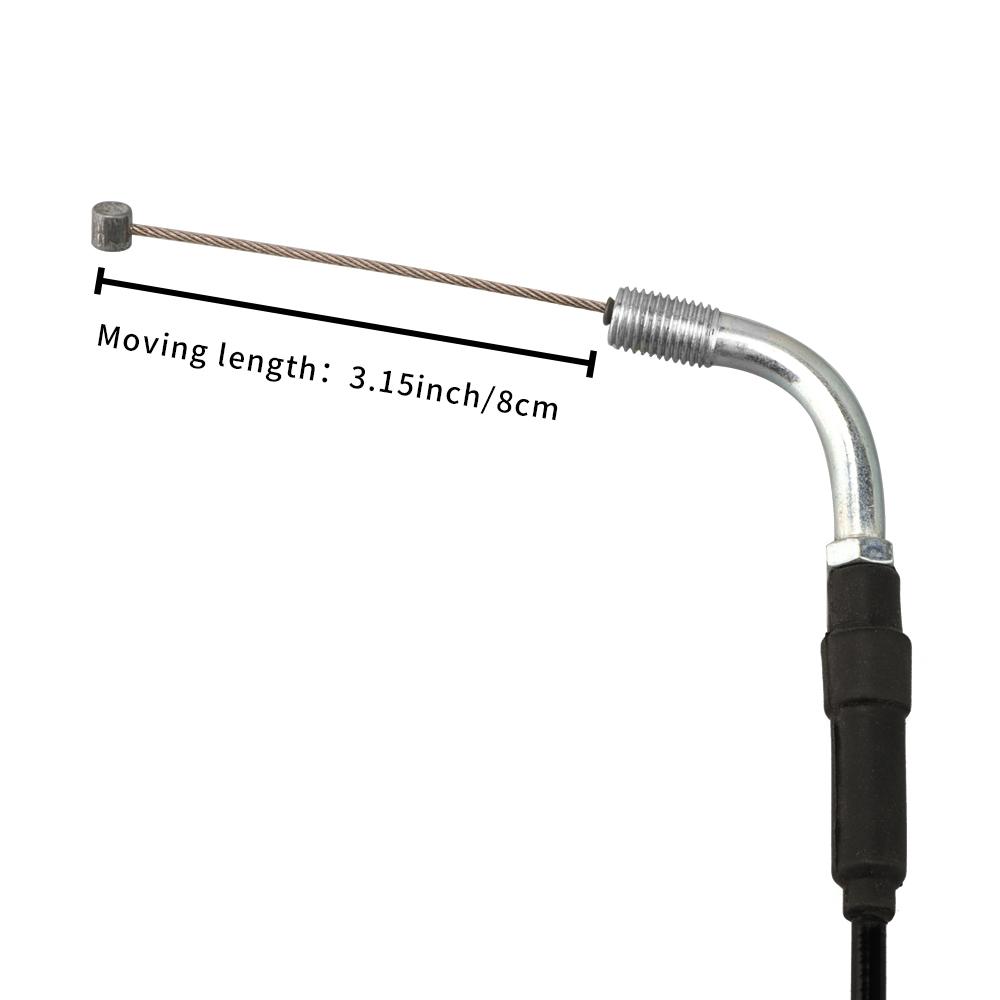 NIBBI Throttle Cable 180cm Universal Motorcycle Accelerator Gas Throttle Carburetor Choke Cable for GY6 Engine Scooter Pitbike