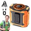 Powerful Airflows Waist Mounted Fan Digital Display Personal Cooling Fan  Outdoor Travel
