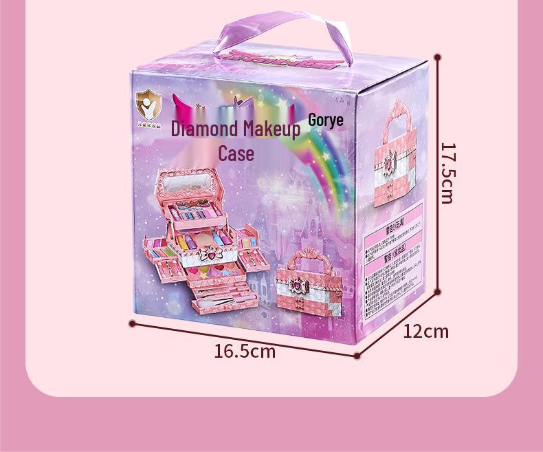 Children's Makeup Toy Set: Nail Polish, Lipstick, and Girl's Cosmetics Box - Perfect Birthday Gift