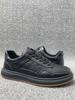 2025 new first-layer cowhide men's leather shoes genuine leather casual shoes fashion white shoes men's board shoes men's shoes