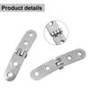 2/6pcs Durable Metal Foldable Hinges High Load Capacity for Woodworking and Furniture