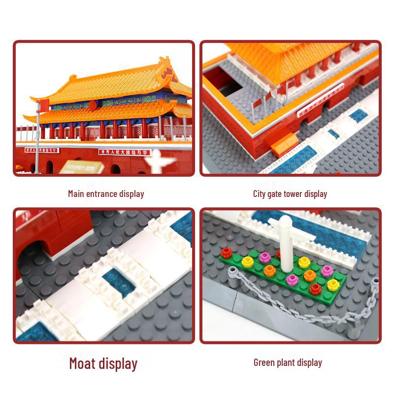 Tiananmen Model Building Blocks DIY Toy Gift