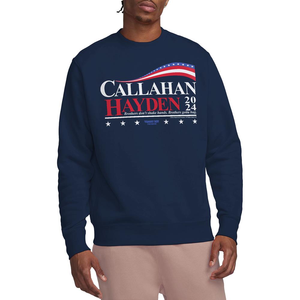 Tommy Boy Unisex Adult Callahan And Hayden For President 2024 Sweatshirt