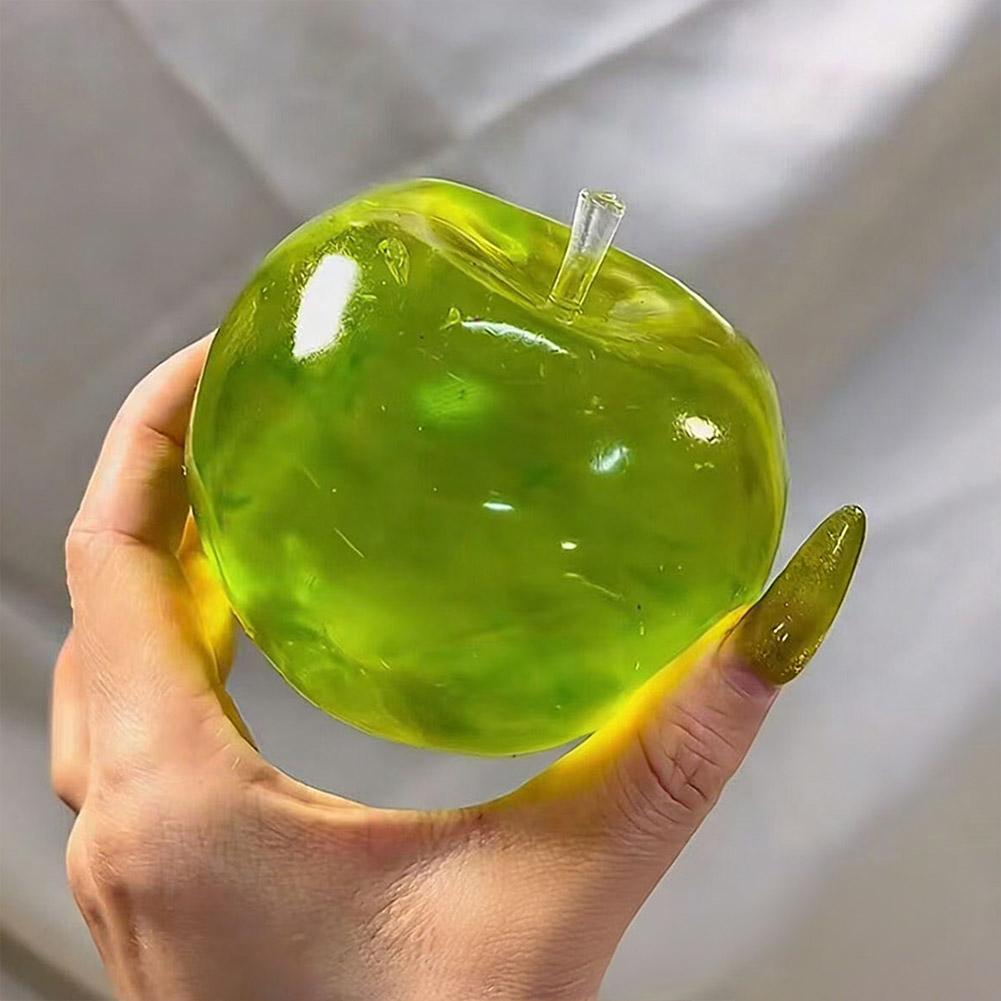 Mela Verde Blu Maltosio Giocattoli Morbidi Anti Stress Giocattolo Sensoriale Fidget Per ADHD Autismo Rimbalzo Lento Giocattolo da Spremere Per Adulti Bambini