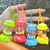 Keychain Pendant Portable Juicer Shape Key Chain with Movable Parts Colorful Beads Lightweight Buckle Design Keyring Keys Backpacks Decompression Toy