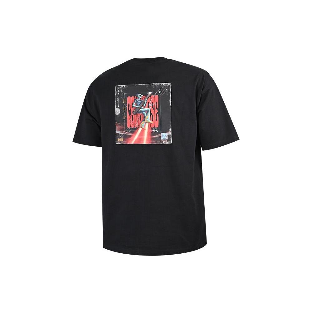 Converse Rockstar Logo T-Shirt Asia Sizing Black Unisex 10024877-A02 L