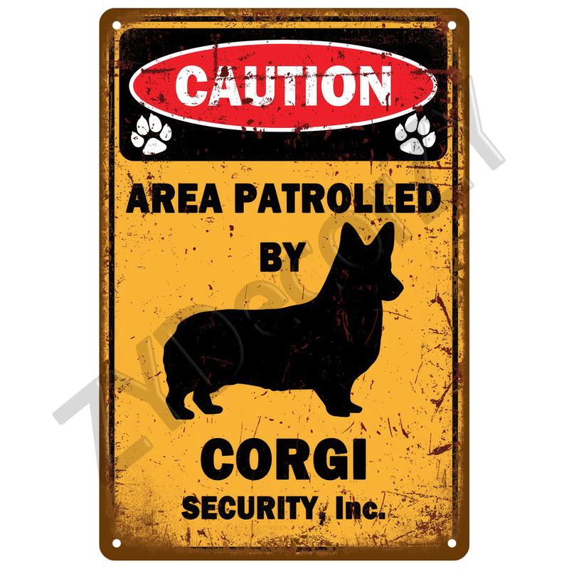 Plaque Tin Sign Plate Home Wall Decor For Bar Club Man Cave Art Warning Metal Sign Vintage Danger Beware Painting Poster Gift