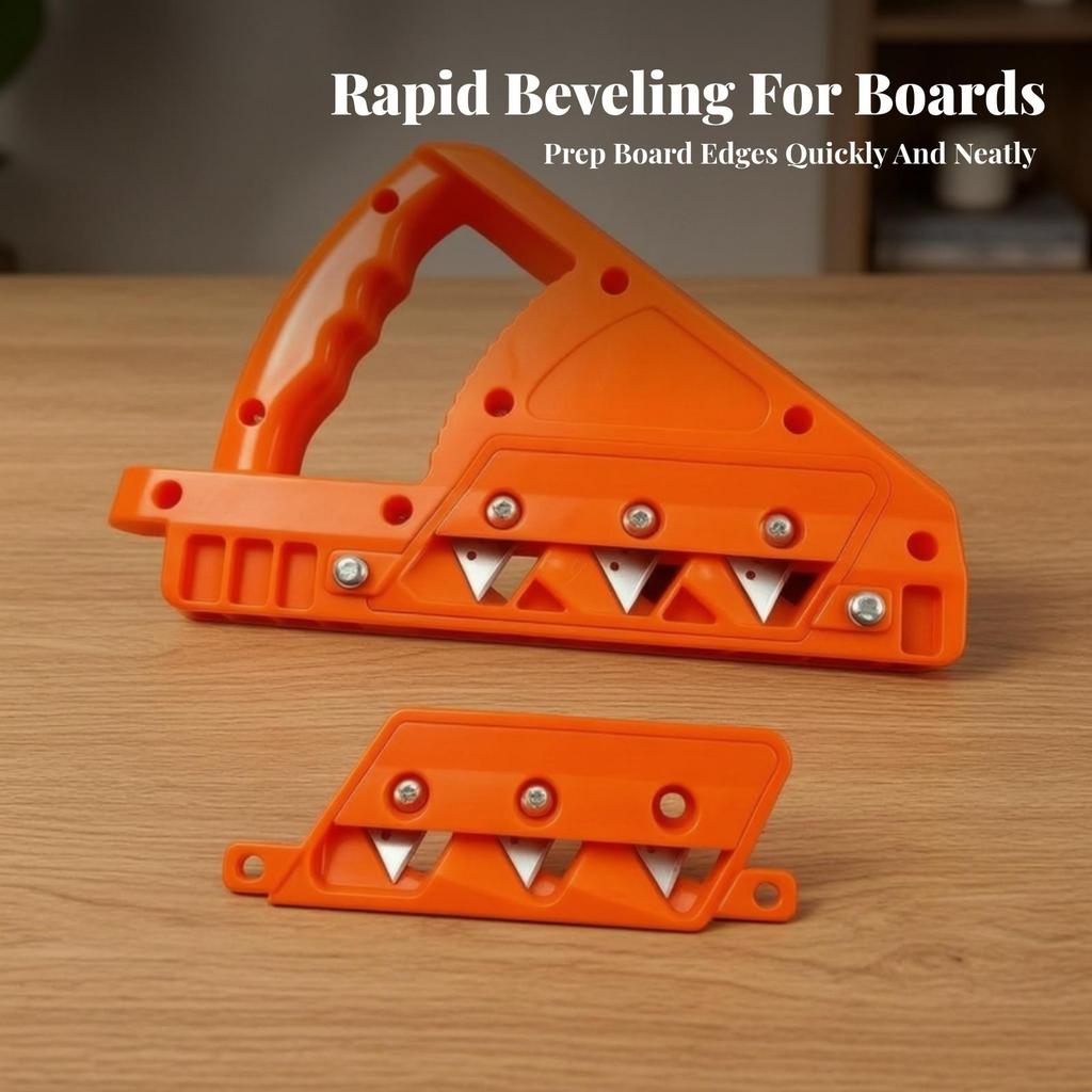 Drywall Edge Trimmer | Corner Beveling Tool with 10 inserts, Sharp, for Home Renovation