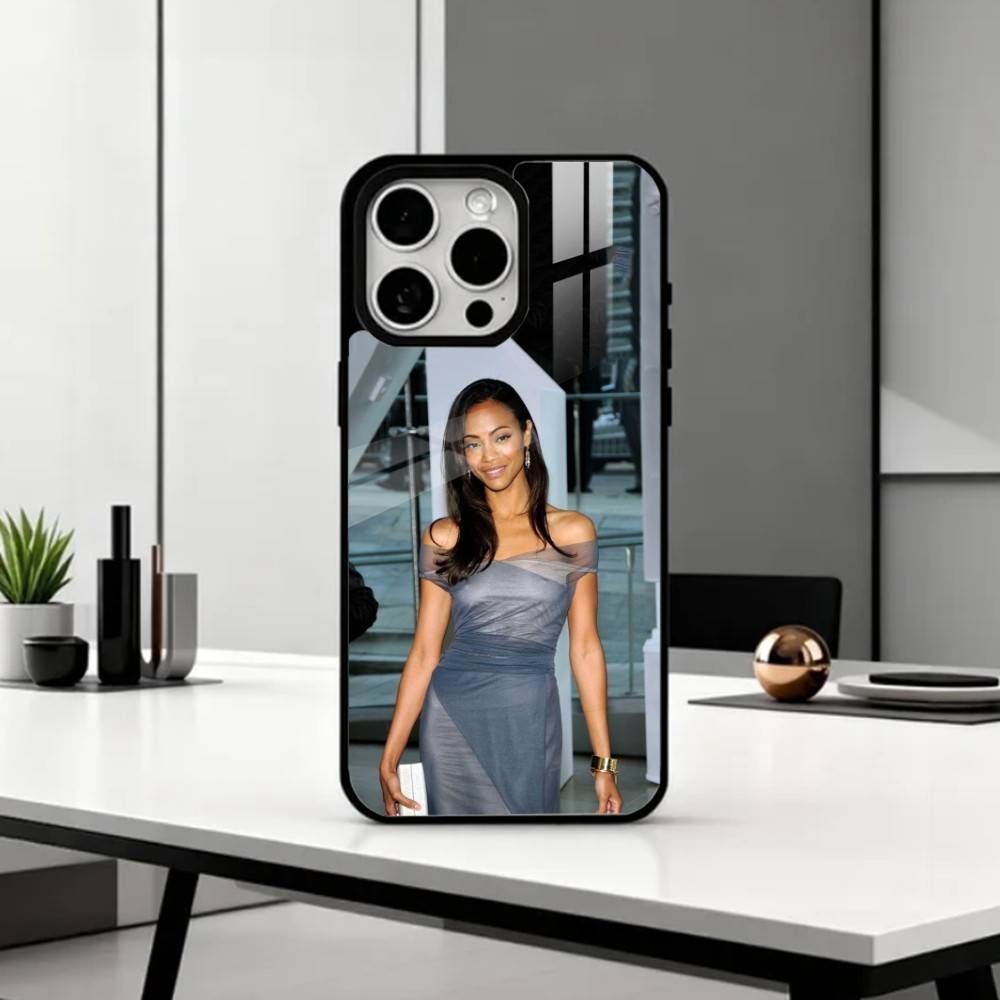 Viral P-Popular Z-Zoe S-Saldana Phone Case For iPhone17,16,15,14,13,12,11 Plus,Pro Max Magnetic For Magsafe Wireless Charging