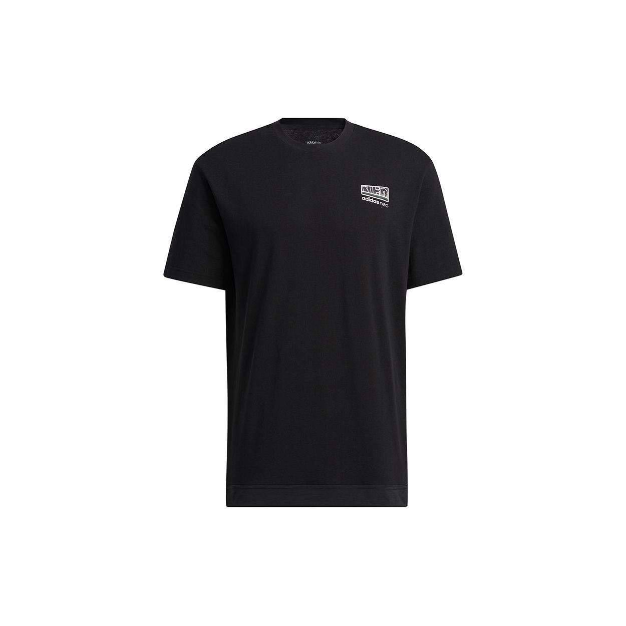 

Adidas Neo Casual Sports Дышащая футболка Мужские топы Черные H45162 L