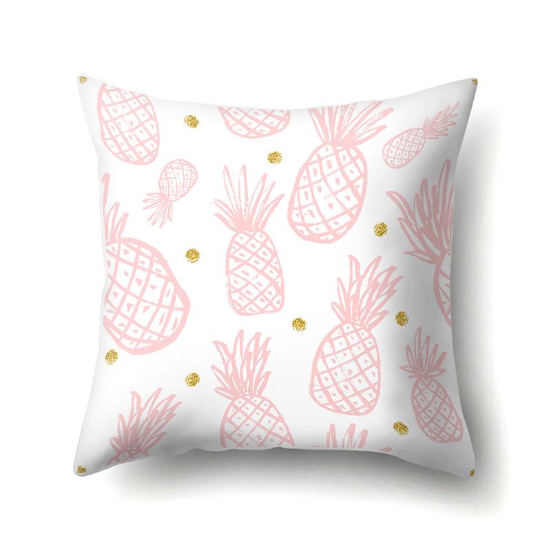Polyester Pillowcase Automobile Decoration Home Printed Pillowcase Car Cushion Cover Bedside Pillowcase