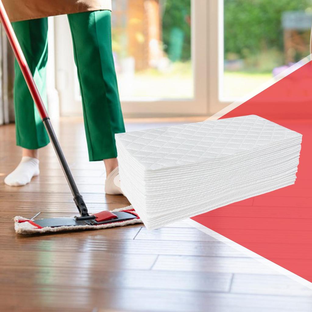 Mop Replacement Pads 30 Pieces Floor Cleaning Pads Household Mat For Hardwood Kitchen Living Room Dormitory Machine Wood Home