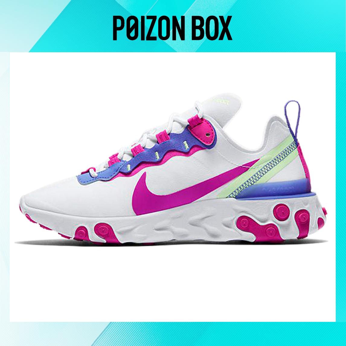 

кроссовки Nike React Element 55 White Fire Pink Women s BQ2728-104