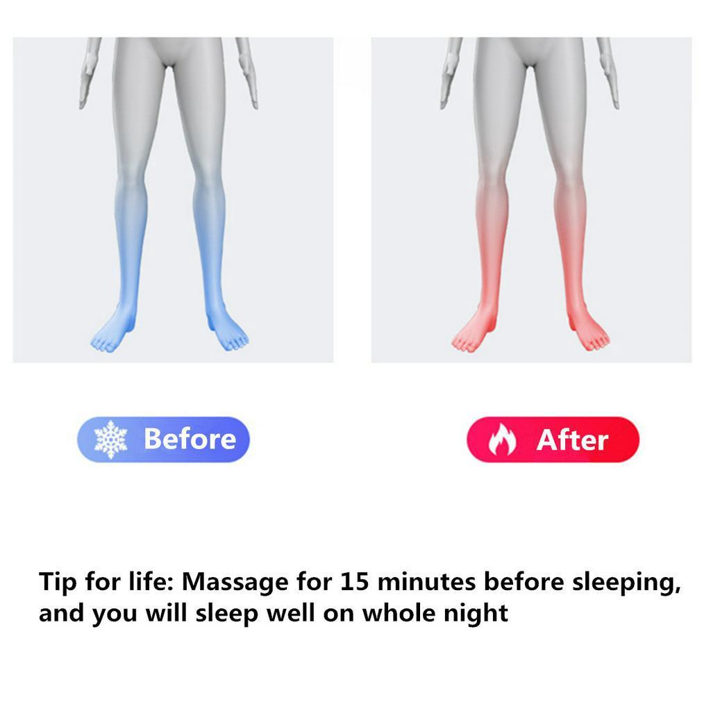 24W Electric Heating Foot Massage Machine Instrument Massagers & Back Scratchers Home Leg Relaxation Kneading Massager