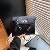 Soft Leather Casual Senior sense of modeling soft and durable fashion exquisite new light luxury commuter slanting cross shoulder handbag