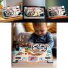 Busy Board Toy For Kids With Wooden Steering Wheel Learning Playset For Early Education