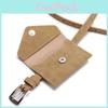 Minimalist Solid Color Suede Women Mini Waist Bag Belt  For Casual Outfits