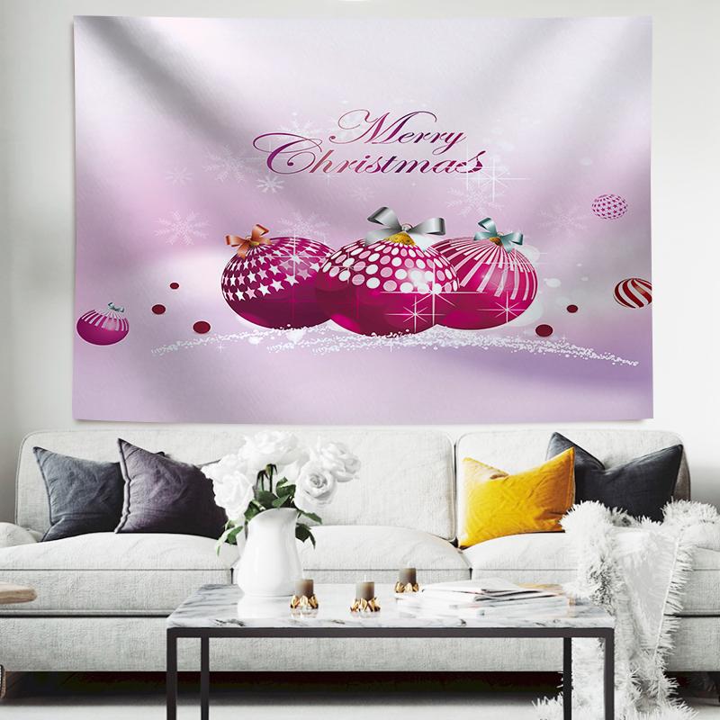 Christmas Balls And Snow Wall Hanging Tapestry Christmas Wall Hanging Tree Wall Hanging Gorgeous Christmas Tree Fireplace Gifts