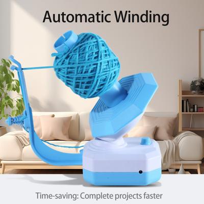 Yousheng Electric Yarn Winder Adjustable Speed Yarn Ball Winder Lower Noise Large Capacity Tabletop Yarn Dispenser for Crocheters