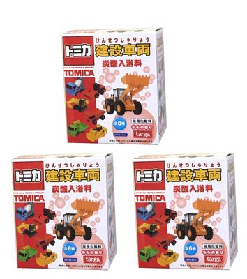 Tomica Anläggningsfordon Maskot Badboll Kolsyrad Badladdning Set om 3