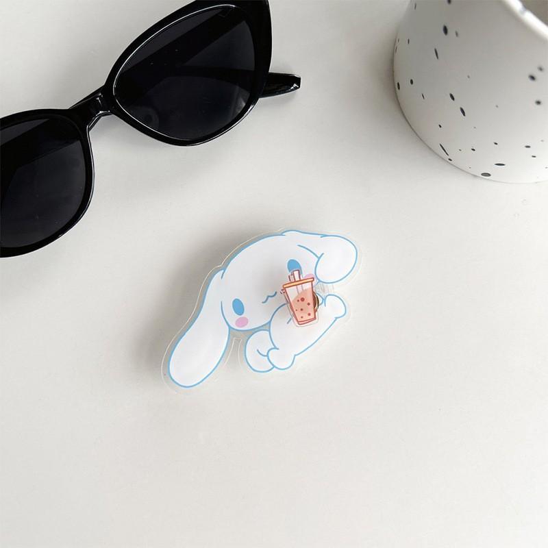 Cartoon Cute Ins Style Mobile Airbag Bracket Puppy KT Cat Niche Women's Desktop Watch TV Chase Ring