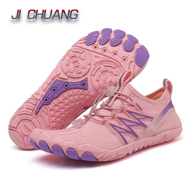 Summer Five Fingers Water Shoes Women's Aqua Shoes Summer Breathable Beach Sandals Quick Drying Water Shoes Men Anti Slip Surf