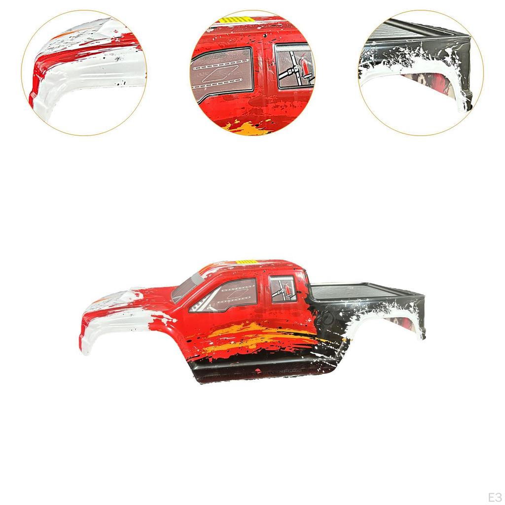 1/10 RC Body Shell Accessory, DIY Modified, Hobby Toy Model, Portable Replacement High Performance