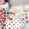 24pcs Per Sheet Numbered Stickers Christmas Packaging Labels  Cookie Candy Packaging