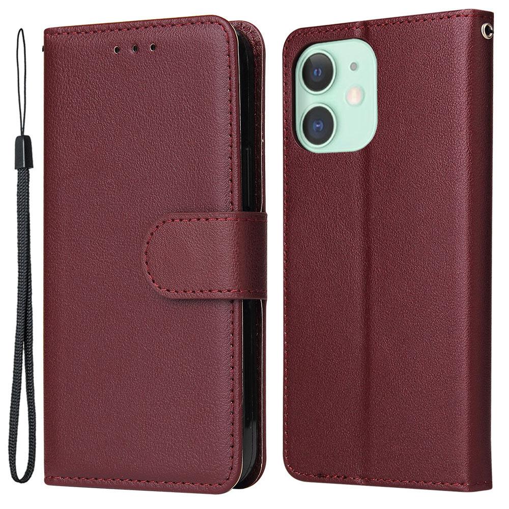 For iPhone 11 Case PU Leather+Shockproof TPU Wallet Phone Cover