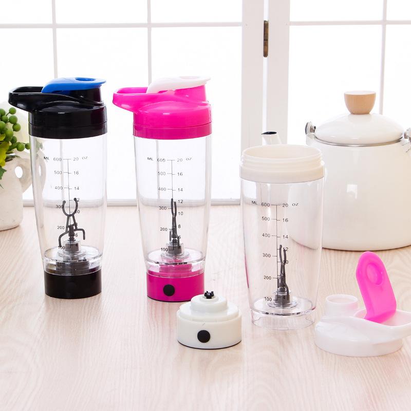 600ml Mixing Cup Self Stirring Mug Shaker Bottle Protein Powder Gym Training Electric Automation Oatmeal Cup Milk Bottle