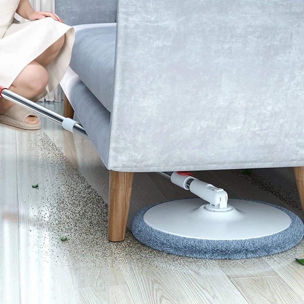 1pc Microfiber Self Wash Spin Mop 360 Rotating MopHead Cleaning Pad
