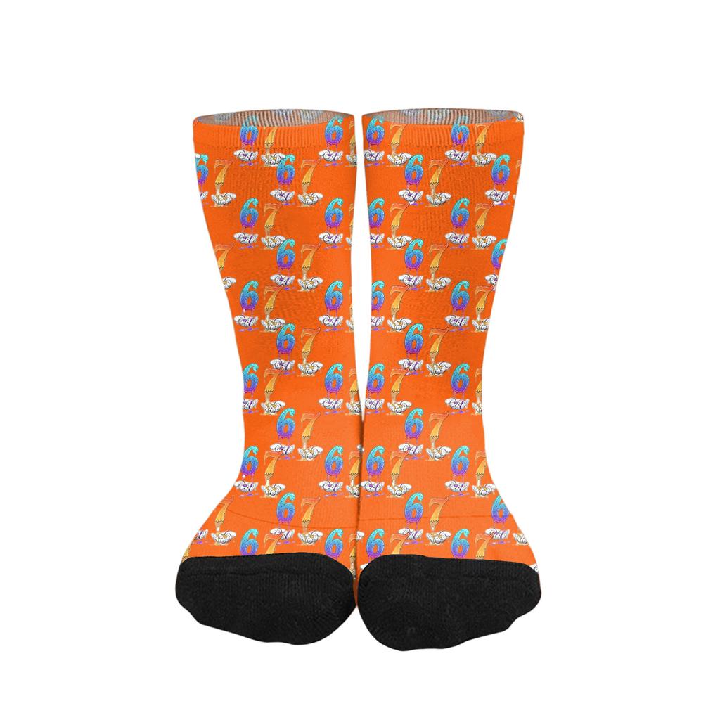 Cute And Playful Socks Mid-Calf Socks Long Socks Printed Socks