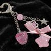 Lovely Y2K Fashion Keychain Star Acrylic Keyring Cartoon Phone Pendant Girl Heart